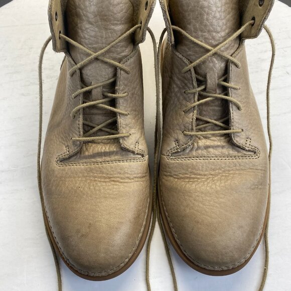 Clarks Hale Rise Boots Men's Size 8 M  Leather Tan Brown - Picture 2 of 16